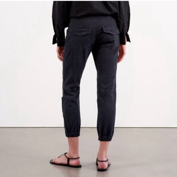 Nili Lotan Size 0 Cropped Military Pants, Carbon - Picture 2 of 10